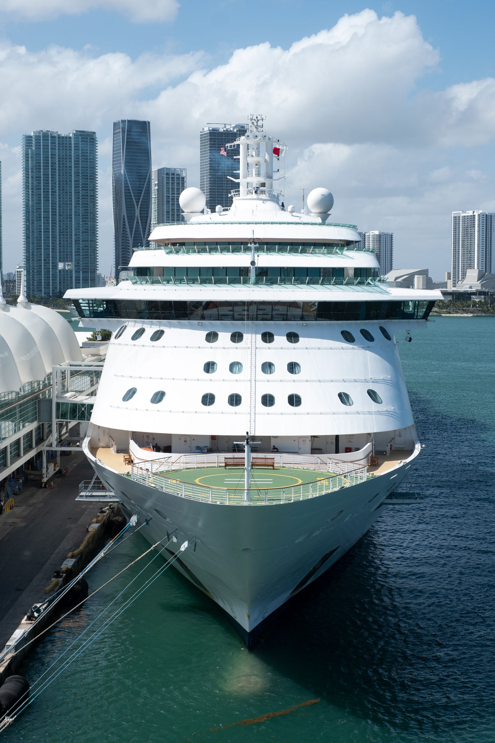 Cruise ship at Port of Miami